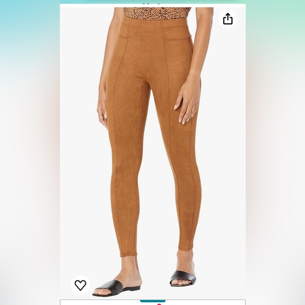 Spanx faux suede leggings:) size medium